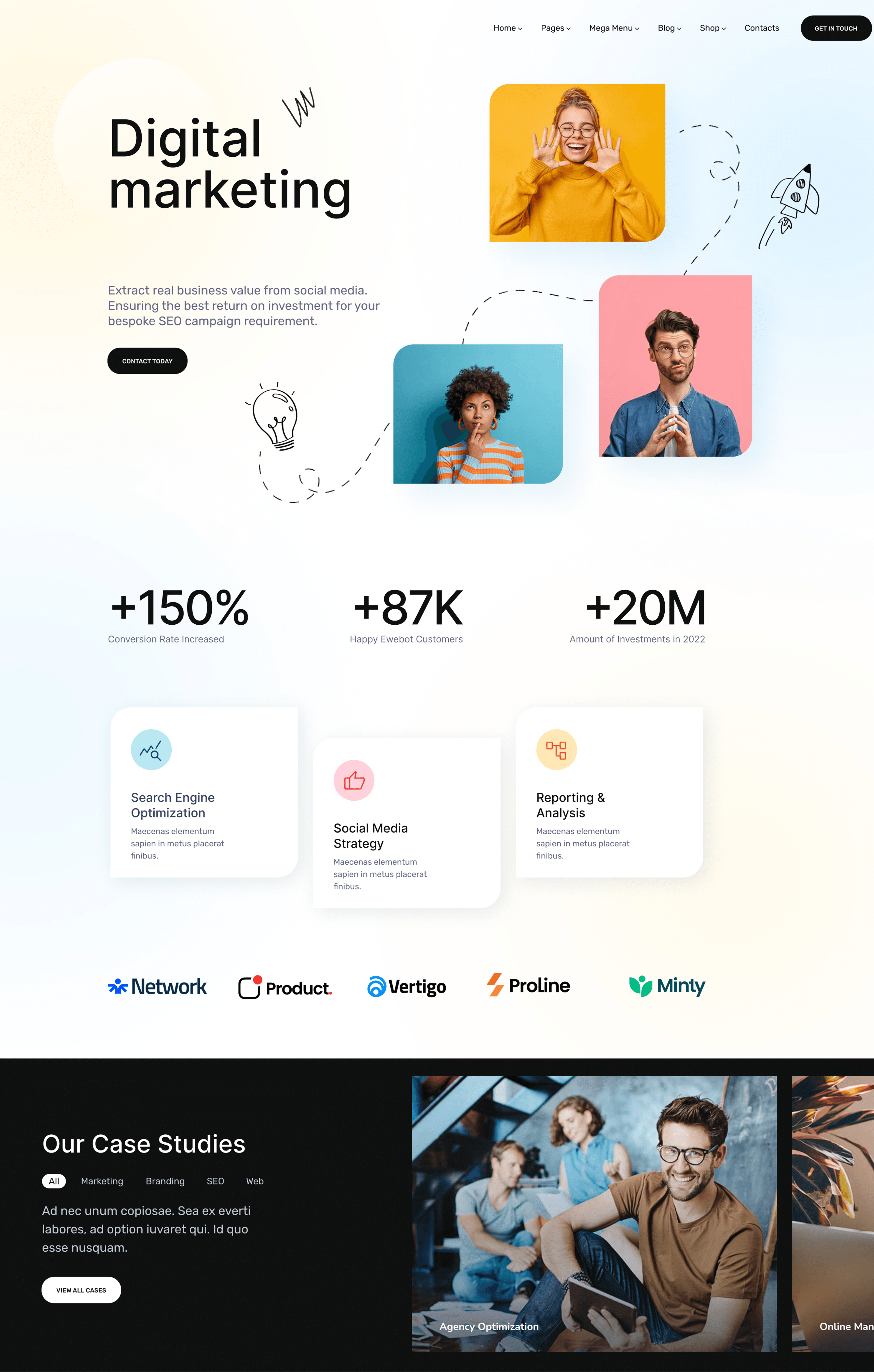 Panoramic curved workspace dashboard item