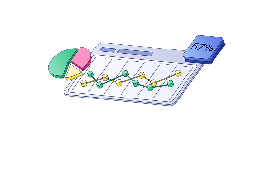 Illustration explaining social media marketing concept image