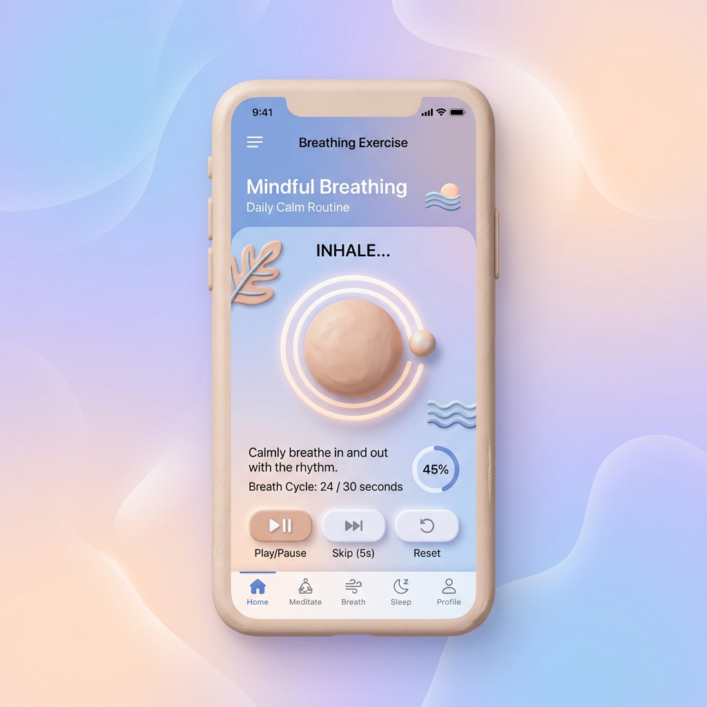 UX Case Study: Designing a Digital Sanctuary for Mental Wellness Apps
